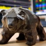 Urso, símbolo de um mercado de baixa.