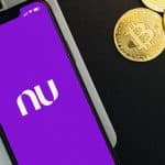 Aplicativo do Nubank perto do Bitcoin e Ethereum, criptomoedas e Nucripto