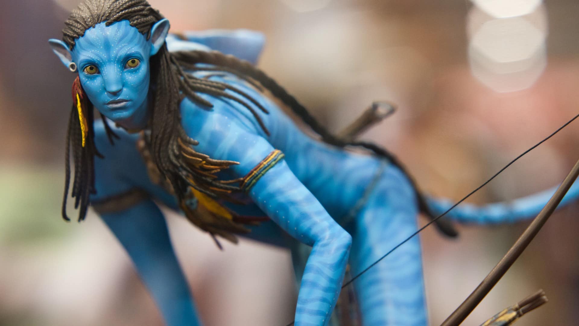 Estátua de personagem do filme Avatar