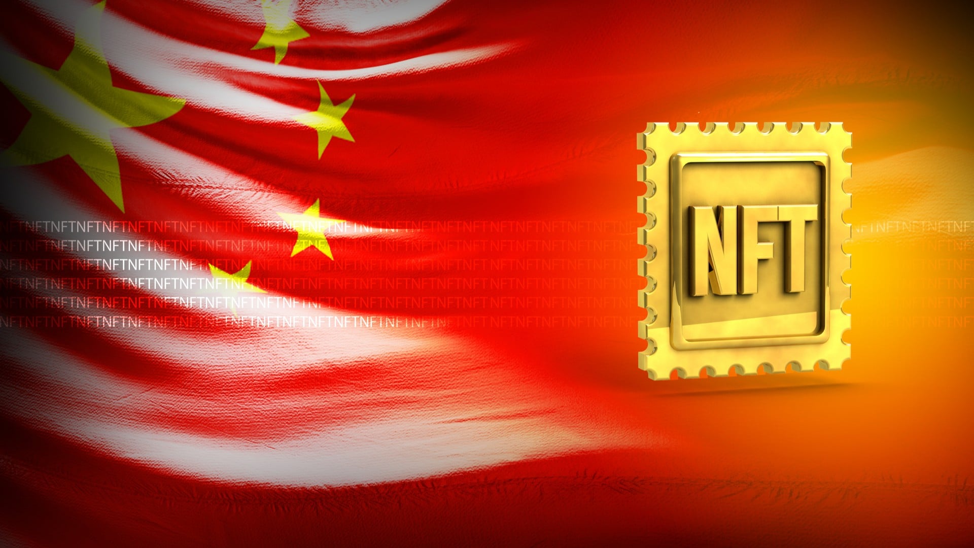 NFT na bandeira da China