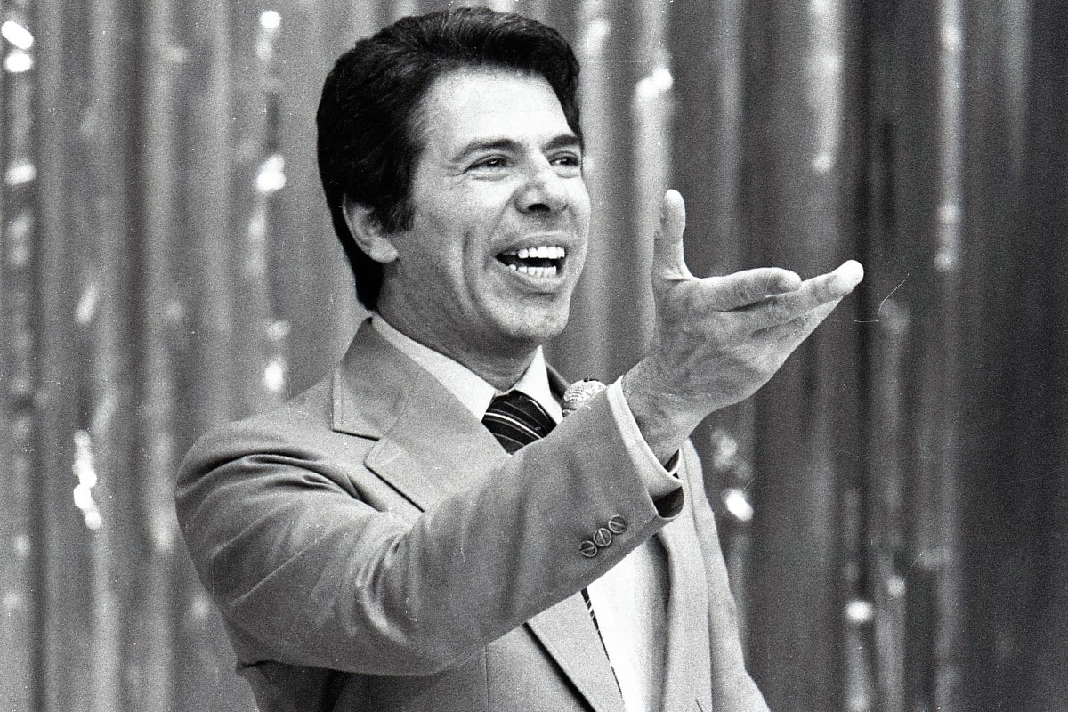 Apresentador Sílvio Santos, do SBT