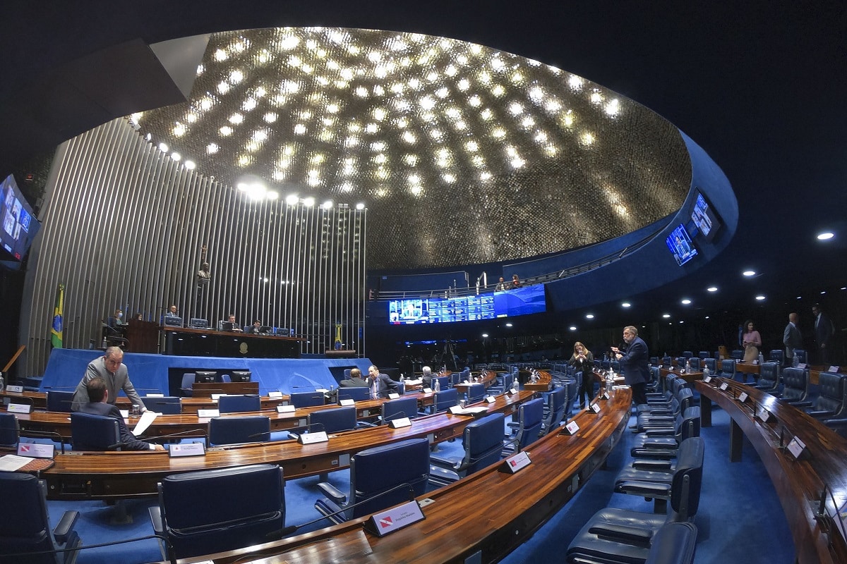 Plenário do Senado Federal durante sessão deliberativa