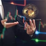 Trader analisando preço do Bitcoin