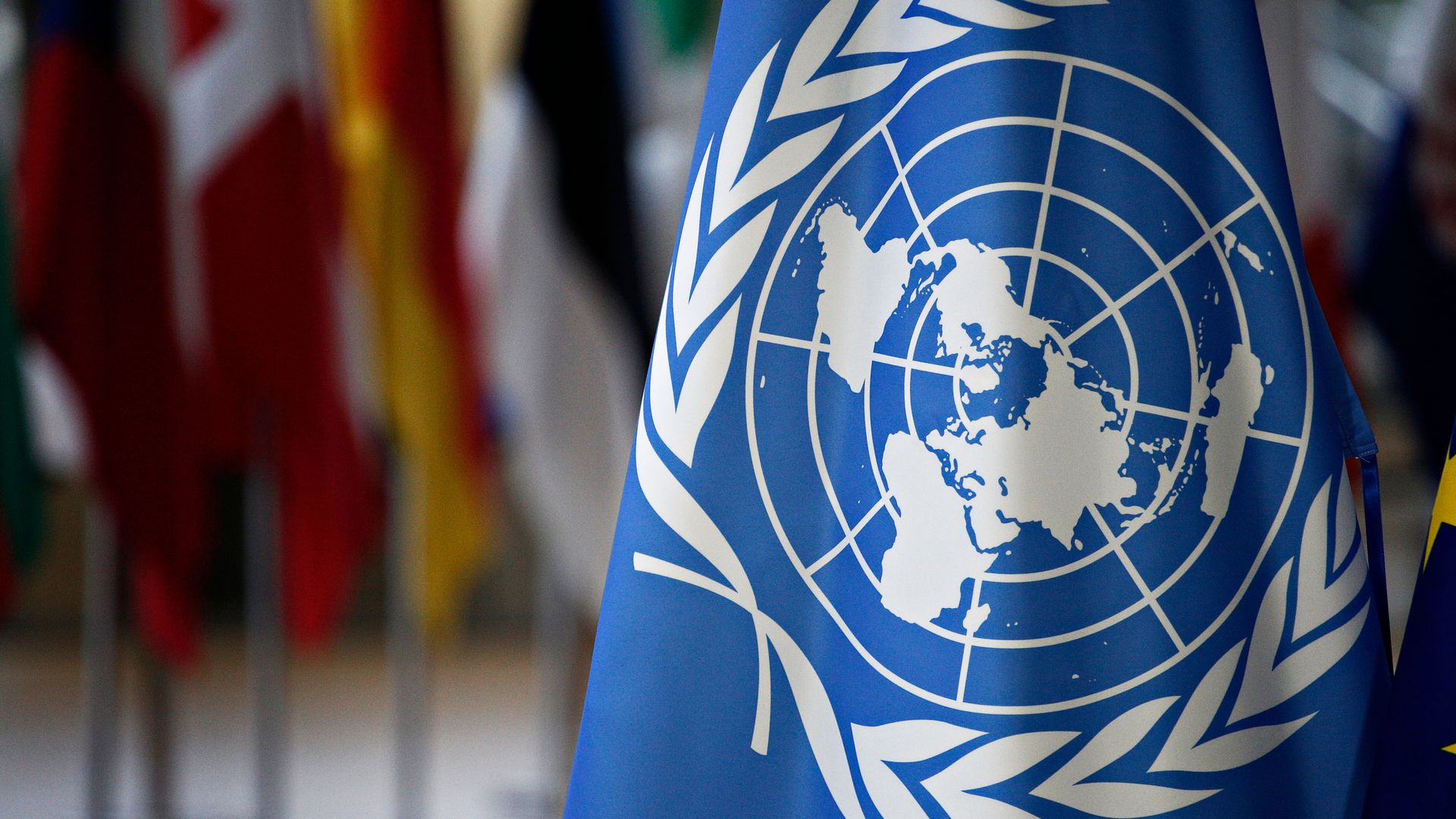 Bandeira da ONU.