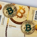 Carteira de papel de Bitcoin.