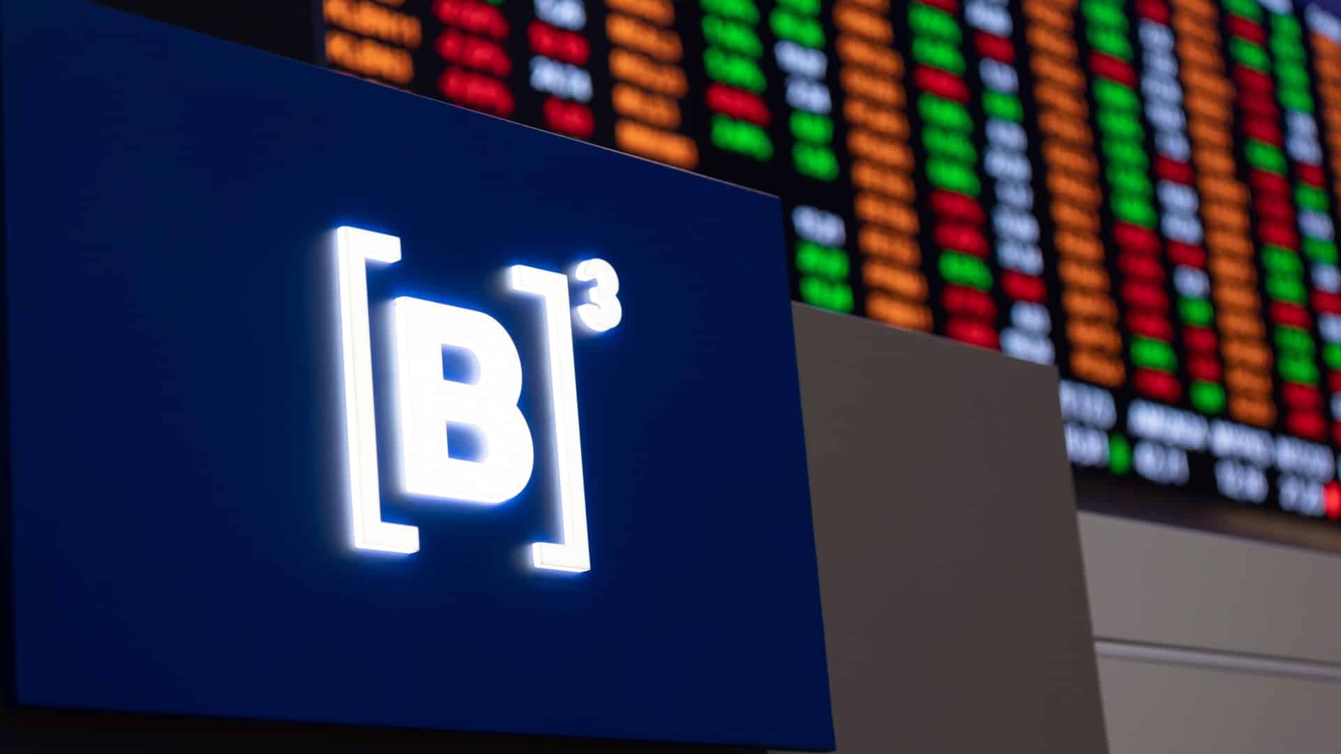 B3 e gráficos de negociações e investimentos