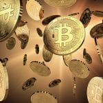 Chuva de Bitcoin.