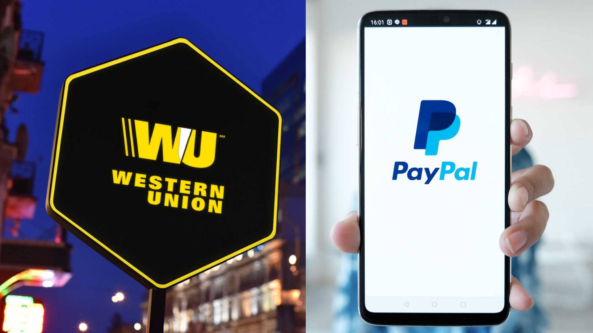 Western Union e PayPal, duas gigantes de olho nas criptomoedas.