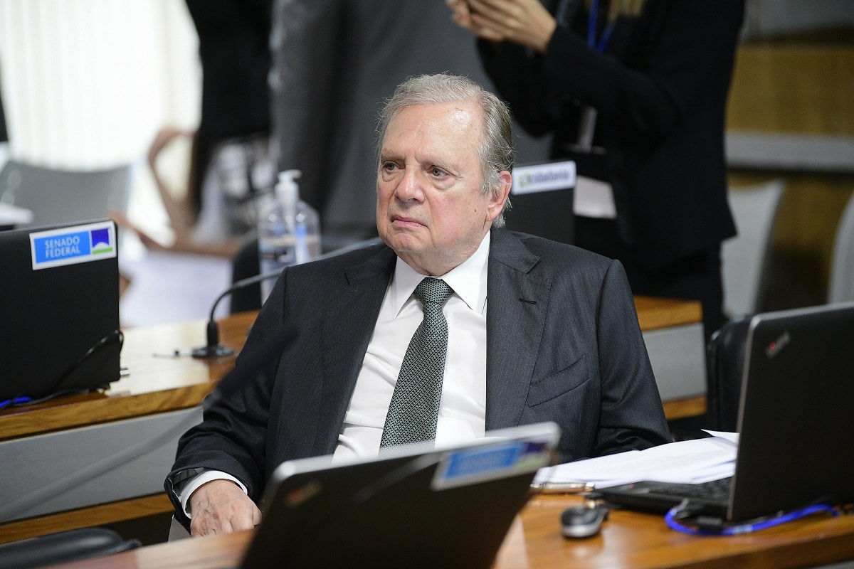 À bancada, senador Tasso Jereissati (PSDB-CE). Foto: Pedro França/Agência Senado