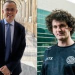 CEO da Binance, CZ, ao lado de CEO da FTX, SBF