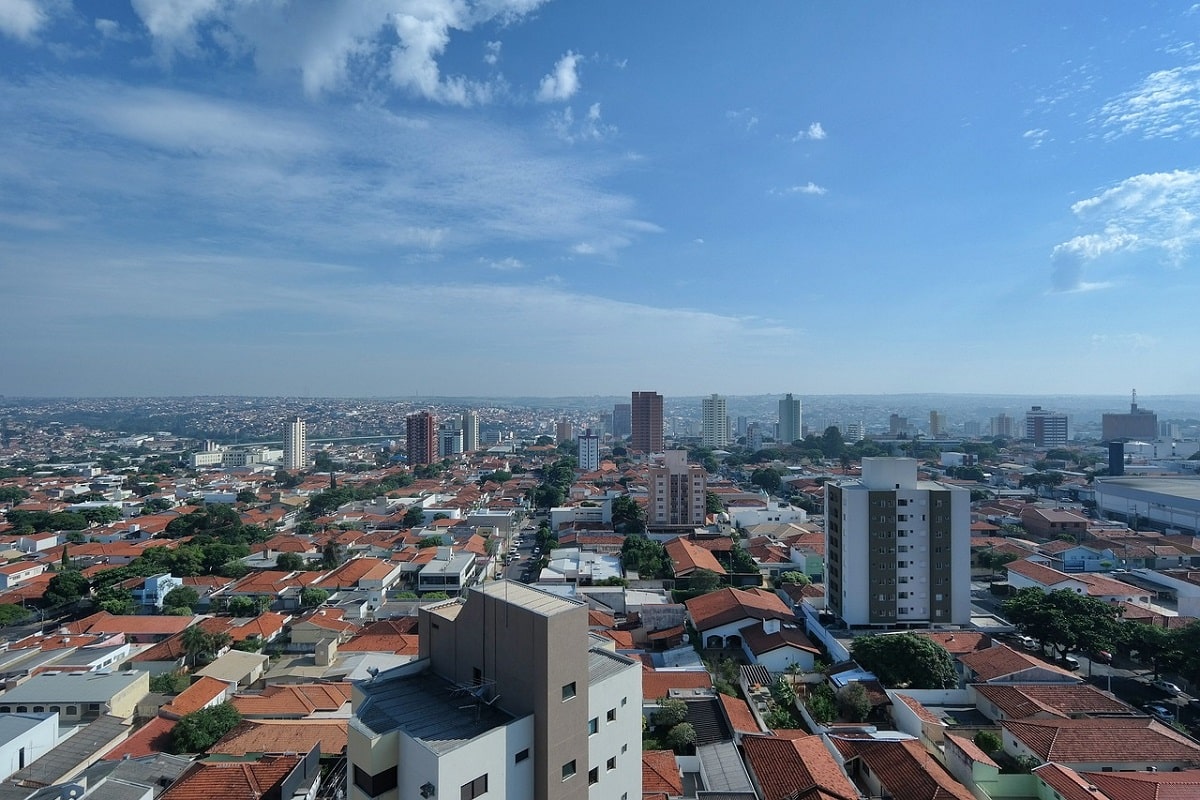 Vista da cidade de Bauru, no interior de São Paulo
