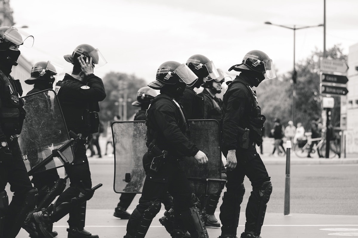 Policiais em operação