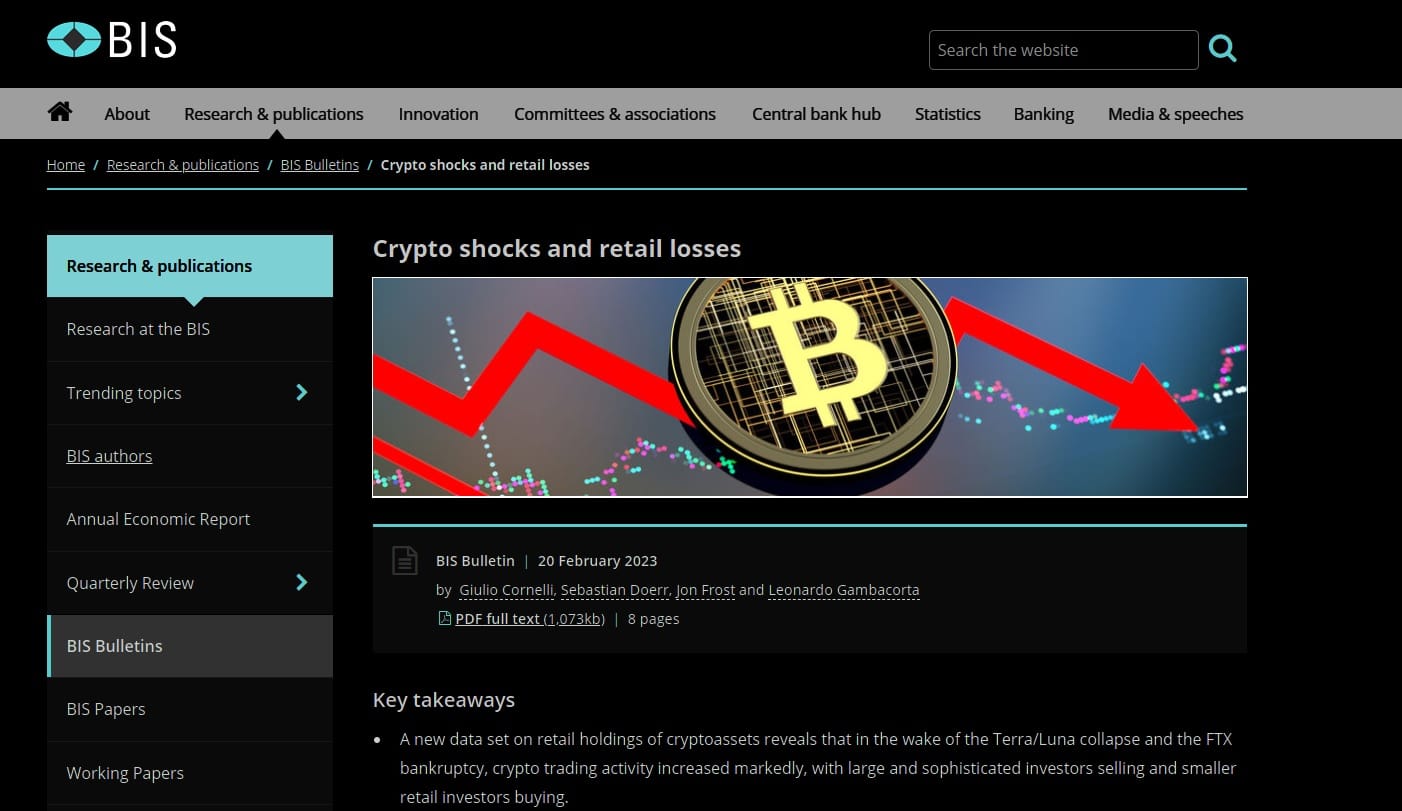Bis crypto shocks