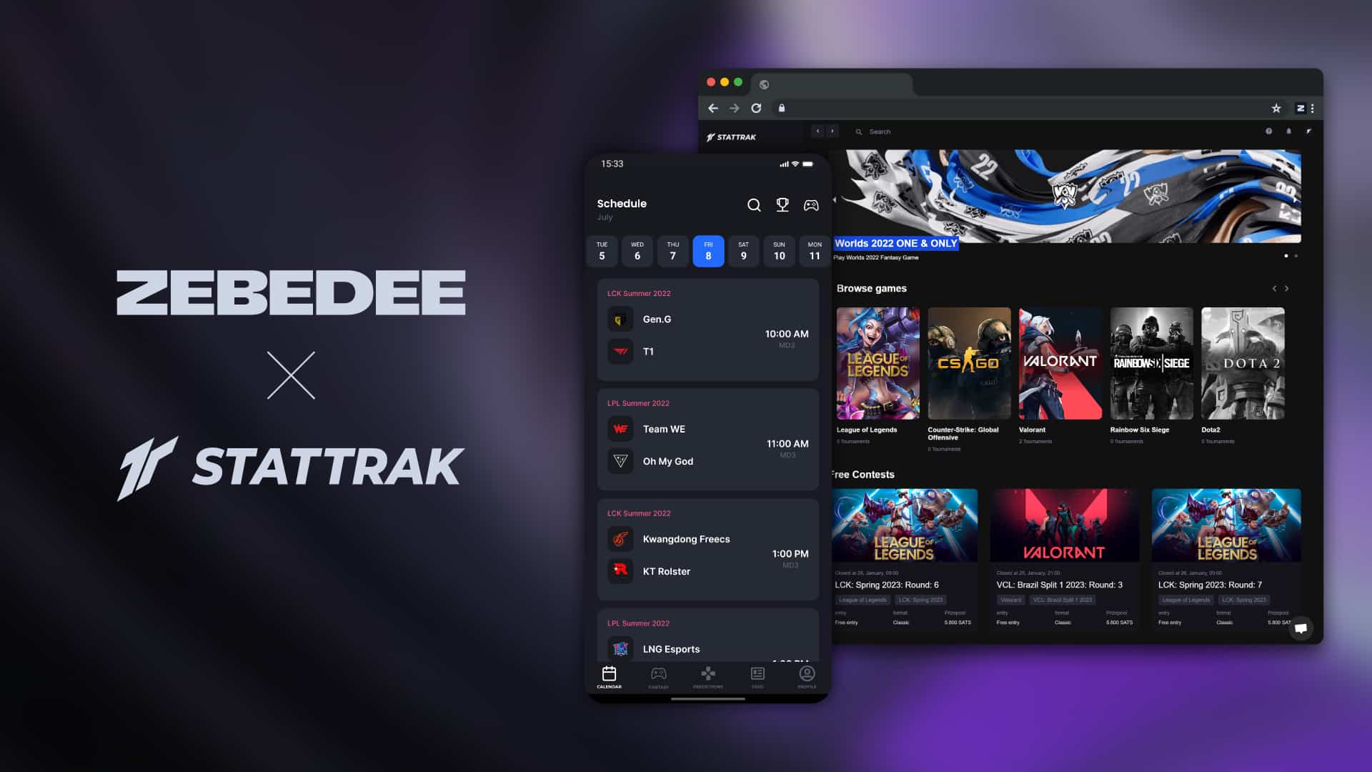 Parceria entre ZEBEDEE e STATTRAK permite que jogadores de LoL, Dota 2, Valorant e outros ganhem bitcoin