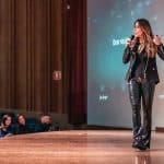 Cris Arcangeli em evento