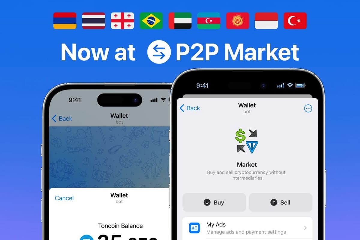 Telegram libera envio de BRL via P2P por sua carteira de criptomoedas