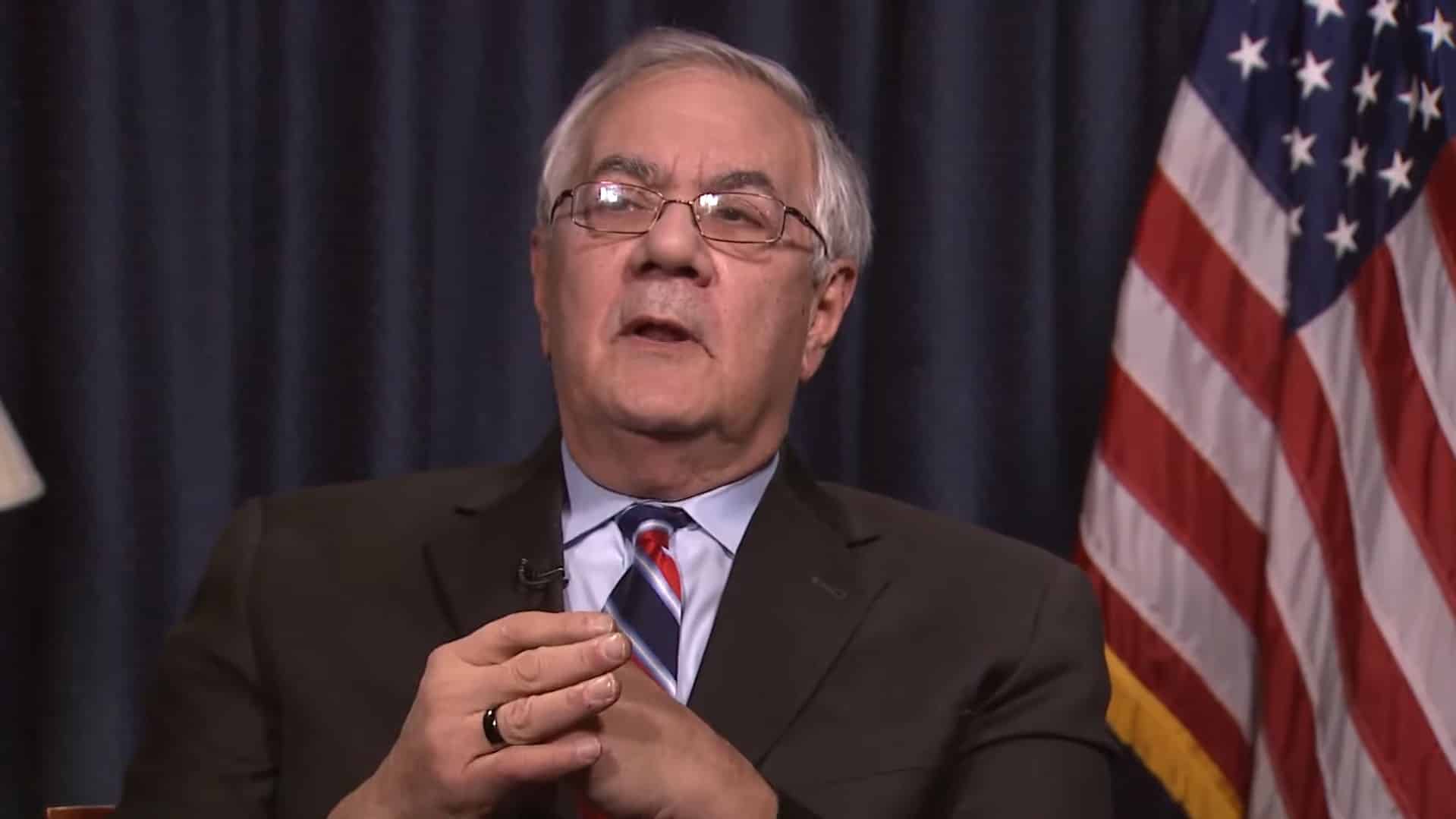 Barney Frank, responsável pela Lei Dodd-Frank. Reprodução.