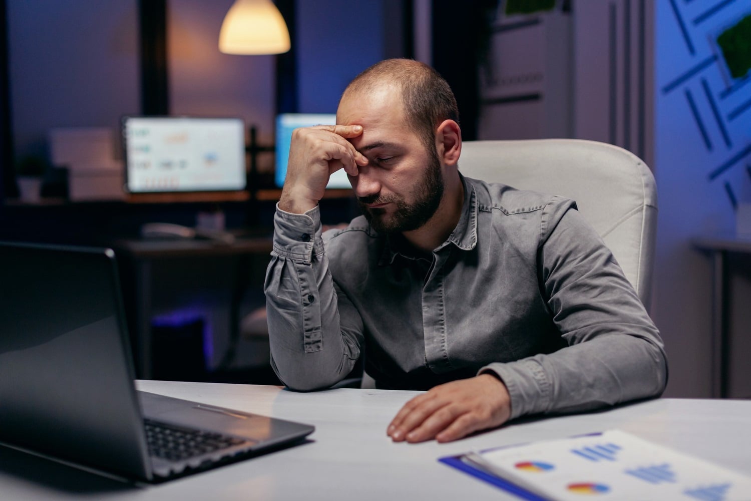 trader triste