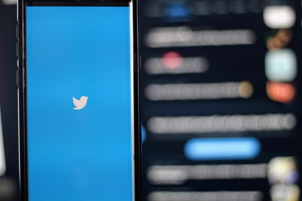 Pássaro azul do Twitter