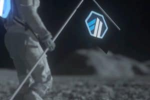 Símbolo da criptomoeda Arbitrum - ARB