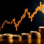 Bitcoin em alta.