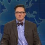 Bilionário Elon Musk falando sobre a Dogecoin (DOGE) no programa Saturday Night Live (SNL). Fonte: YouTube/Reprodução.