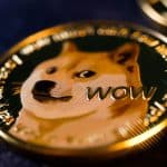Símbolo da memecoin Dogecoin Doge