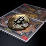 Bitcoin sobre arte. Midjourney.