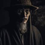 Retrato de Satoshi Nakamoto. Midjourney.
