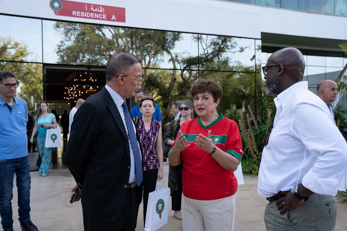 Kristalina Georgieva, Diretora do FMI, em visita a Marrocos
