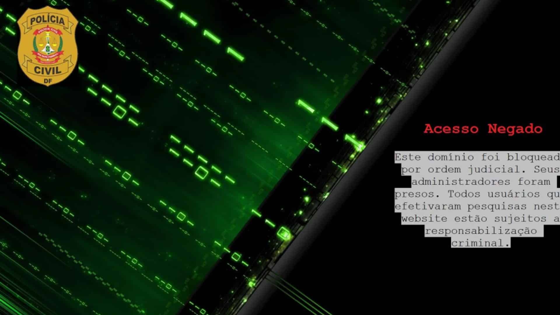 PCDF prendeu hackers e apreendeu site onde vendiam dados de autoridades