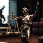 Símbolo da Justiça. Midjourney.