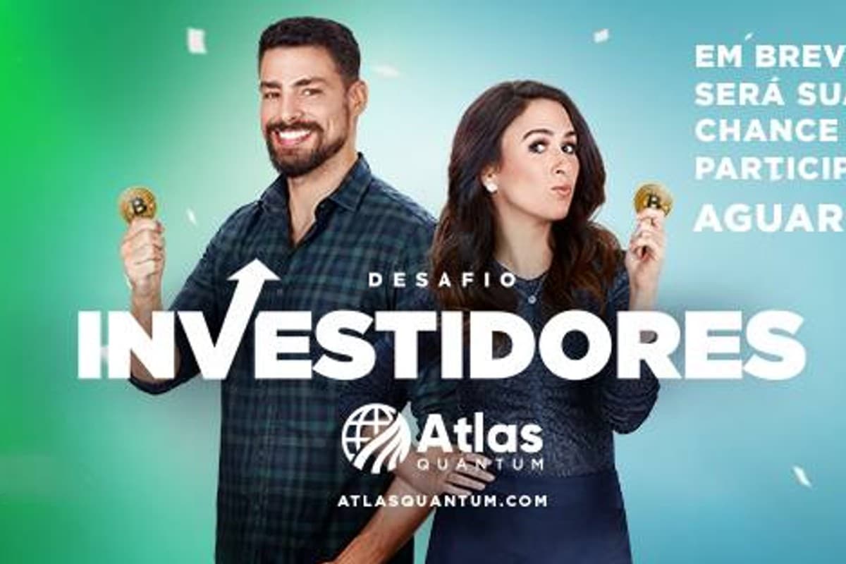 Desafio Atlas Quantum com imagem da Tata Werneck e Caua Reymond