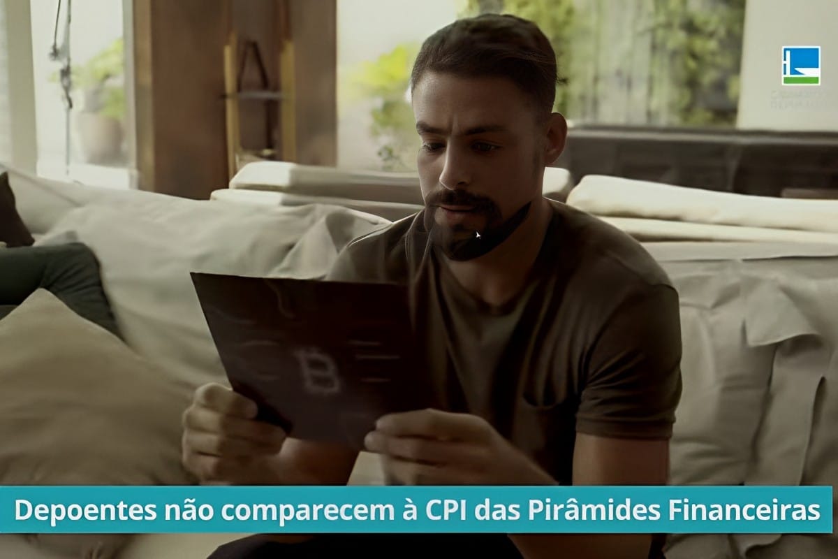 Programa da Agência Câmara Notícias cita falta dos atores Cauã Reymond e Tata Werneck em CPI das Pirâmides Financeiras