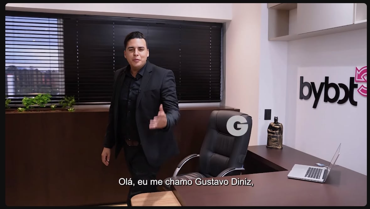 Gustavo DIniz - Engomadinho dos bitcoins (imagem: Reprodução Youtube)