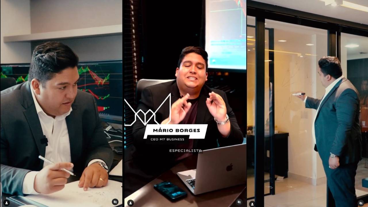 Mário Borges, mais conhecido como O Crente Trader. Fonte: Redes sociais/reprodução.