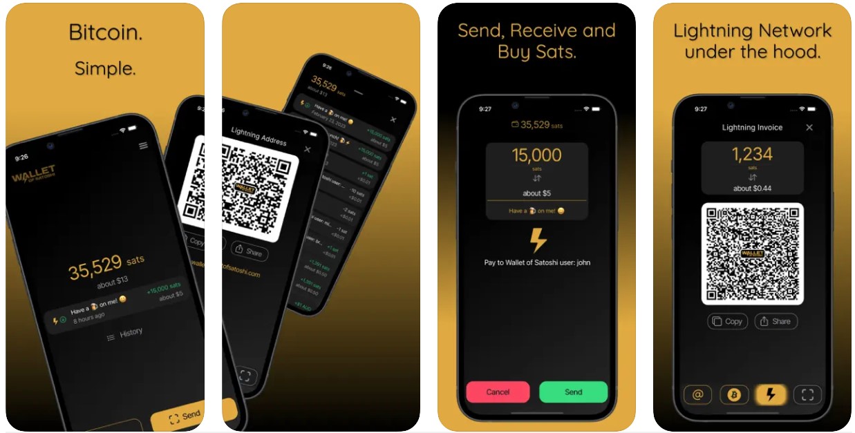 Wallet of Satoshi.