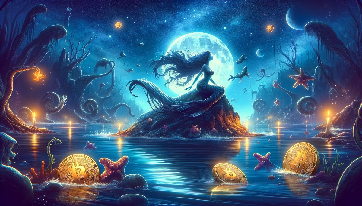 Bitcoin sereia (Imagem gerada por AI)