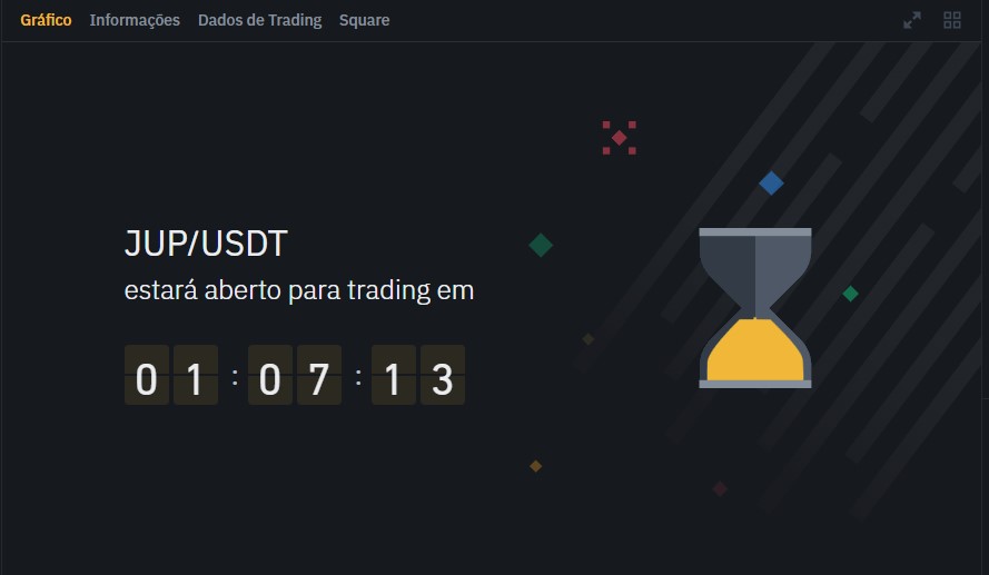 Binance anuncia listagem da criptomoeda Jupiter (JUP). Reprodução.