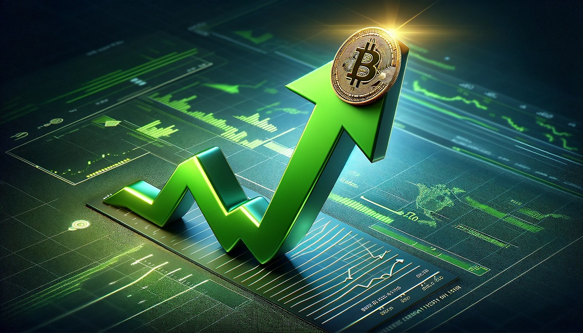 Bitcoin alta 2024 (Dall-e Livecoins)