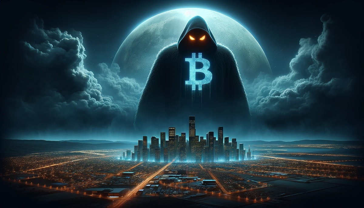 Bitcoin bicho papão (Dall-e)