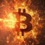 Bitcoin fire (Midjourney)