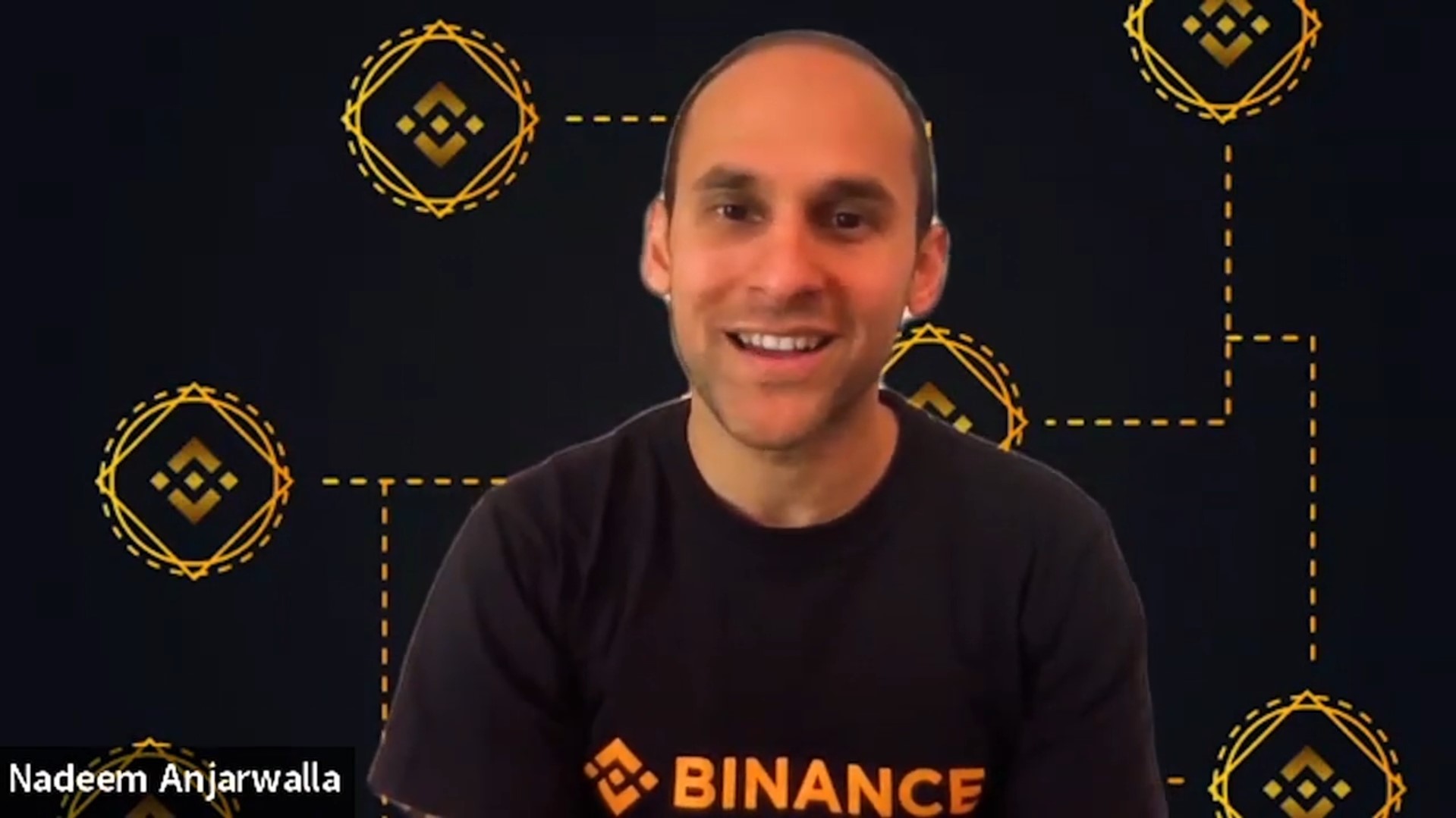Nadeem Anjarwalla, Diretor da Binance na África. Fonte: YouTube/Reprodução.
