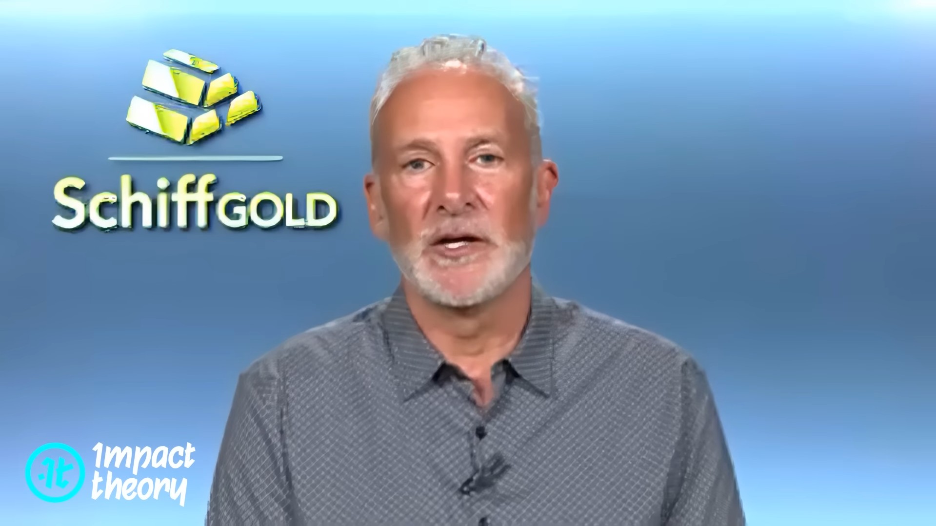 Peter Schiff falando sobre Bitcoin. Fonte: YouTube/Reprodução.