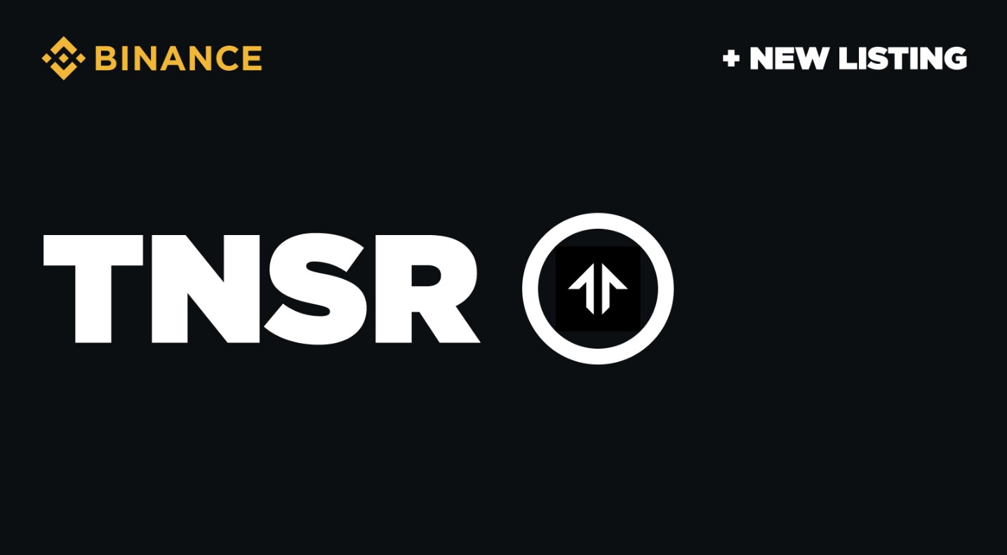 Tensor (TNSR), nova criptomoeda listada na Binance. Fonte: Binance/Reprodução.