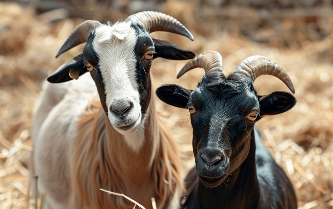 Cabras. Fonte: MidJourney.