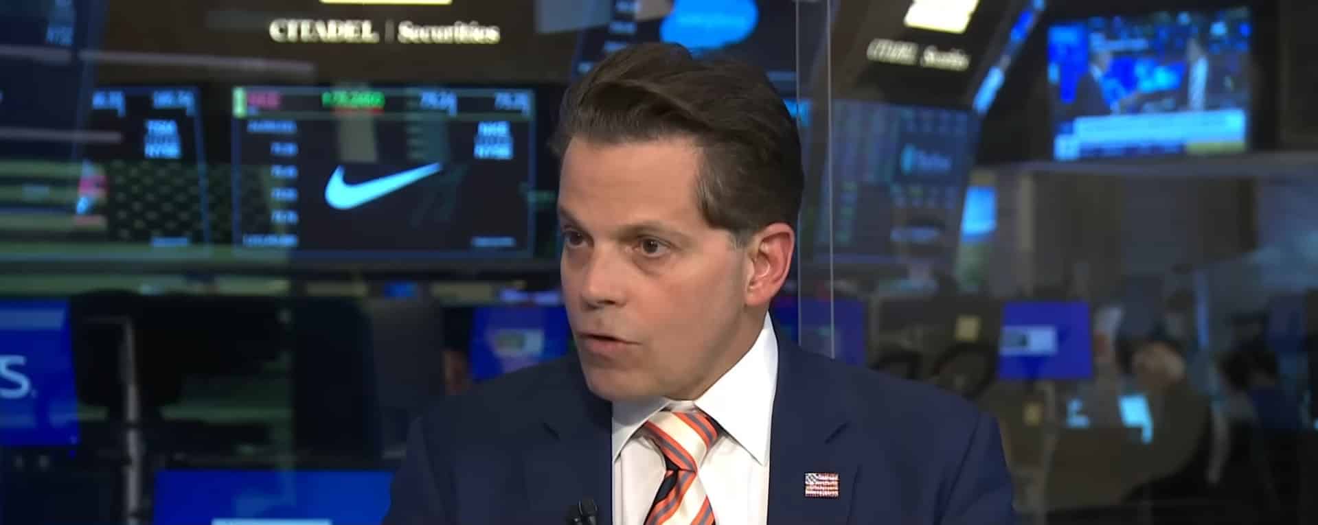 Anthony Scaramucci. Fonte: CNBC/Reprodução.