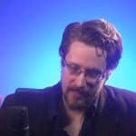 Edward Snowden no evento [REDACTED] da REAR Protocol. Fonte: YouTube/Reprodução.
