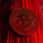 Bitcoin e criptomoedas em queda. Fonte: Midjourney.