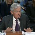 Jerome Powell, presidente do Fed, no Capitólio. Fonte: YouTube/Reprodução.